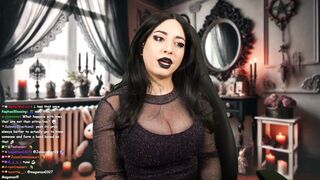 Sweet Anita Big Tits Tease Goth Stream April 16 Clips