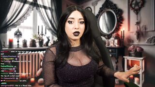 Sweet Anita Big Tits Tease Goth Stream April 16 Clips