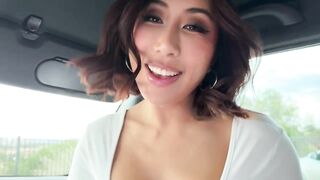 Nicole Doshi - Blows Fans Fat Cock In Car After Date