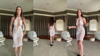 Christina Khalil dresses try-on