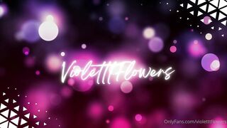 Canbebought Violet Flowers OnlyFans Watch me get fucked  in the gaming chair