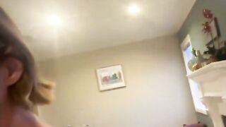 Madisyn Shipman topless tits squeeze and bounce