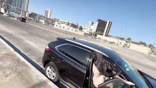 Nicole Niagara Cum in Car, Teasing & Caught Masturbating by Strangers on the Streets