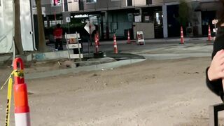 Nicole Niagara Dirty Downtown Whore Caught in Public Again!