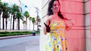 Nicole Niagara Pretty Little Slut Gets Naked in Public pt1