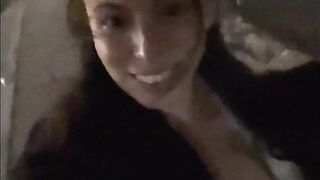 Nicole Niagara Solo slut walk & masturbating alone in the streets