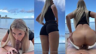 scarlettkissesxo beach Public Sextape Onlyfans