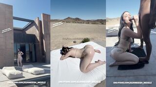 Auhneesh Nicole bbc poolside fuck