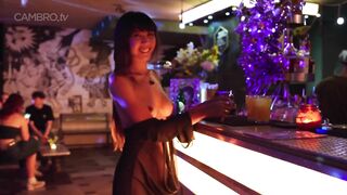 Daring Kiara Nearly Naked Karaoke