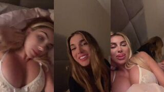 Alexa Dellanos Nipples Slips Live