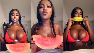 Adiza Sankofa black goddess do her first sexy asmr