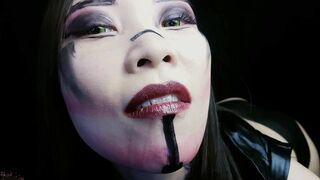 Aiko Moe - Demon dom JOI Mouth and FEETCEI