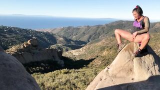 Felicity Feline Peeing In Nature