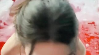 Paige Insco blowjob jacuzzi onlyfans