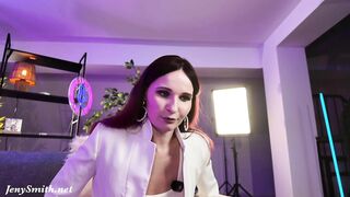 Jeny Smith BG Live Show White Suit