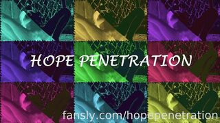 Hope Penetration HOTEL ROOM MASTURBATION CREAMING & SQUIRTING