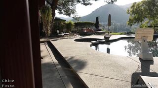 Chloe Foxxe And Addison Vodka – Poolside Threesome