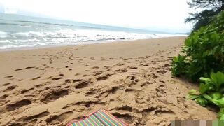 Luna - Model on the beach vlog Leaked onlyfans pov Sextape beauty teen viral