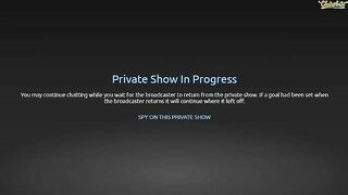 Preggo squirts from Anal toys in cam