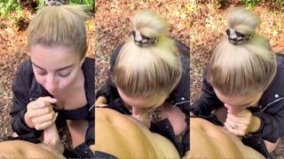 Sharna Beckman POV Outdoor Blowjob