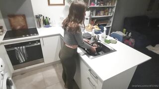 WTD blonde PAWG PoV kitchen bg fuck