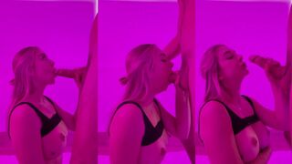 EmilyRayxo  POV Sideway Blowjob Till He Cums