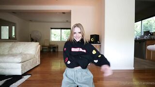 Caroline Zalog Bright Lingerie Try On Video Leaked