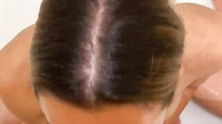 Karamitch- bath blowjob cum in mouth