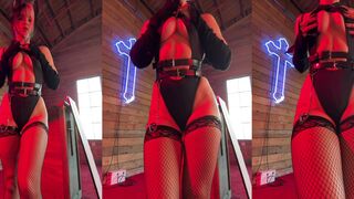 Peachjars Succubus Cosplay Twerk