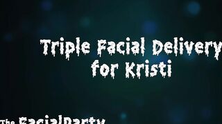 Kristi kream - triple facial delivery