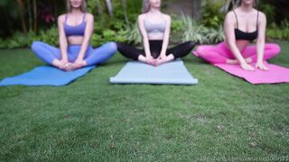 yoga threesome