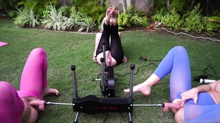 yoga threesome
