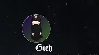 Shea aka ShyGothExhib - First Very Public Completely Nude Walk