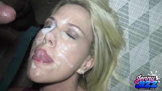 Jenny Jizz -- A fireman hoses me down