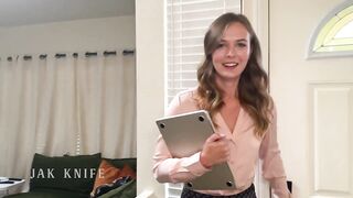 Stella Sedona Seductive Coworker Forgot To Wear Her Panties