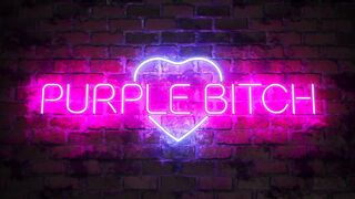 purple bitch & alice bong