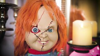 Angie Griffin chucky plays with tiffany boobs