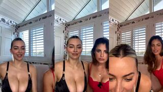 Lindsey Pelas x Kayla GG live stream