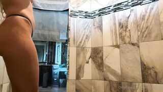 Christina Khalil ppv SHOWER G-STRING