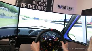 Toni Camille playing car simulator