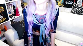 F.J OF - Tattooed Schoolgirl Blowjob